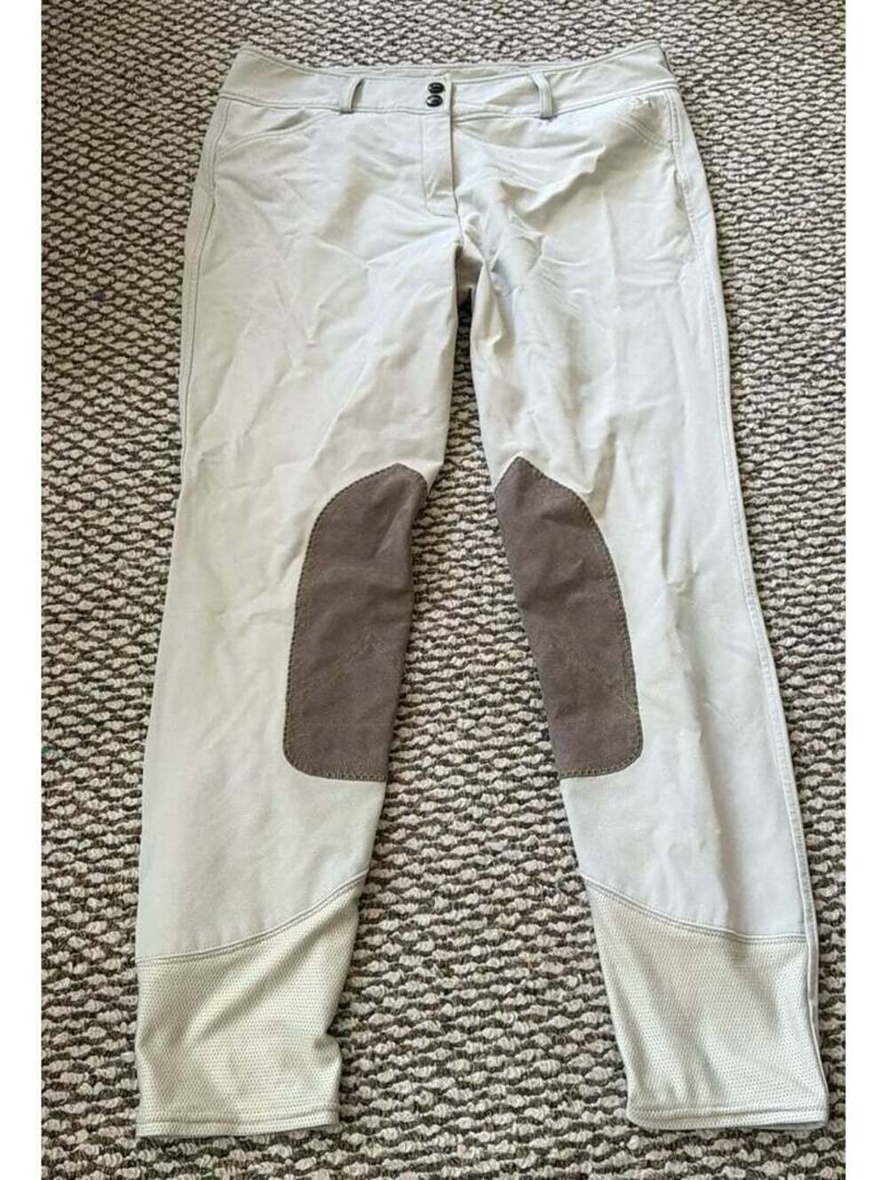 RJ Classics Anna Mid-Rise Front Zip Breech Womens 32